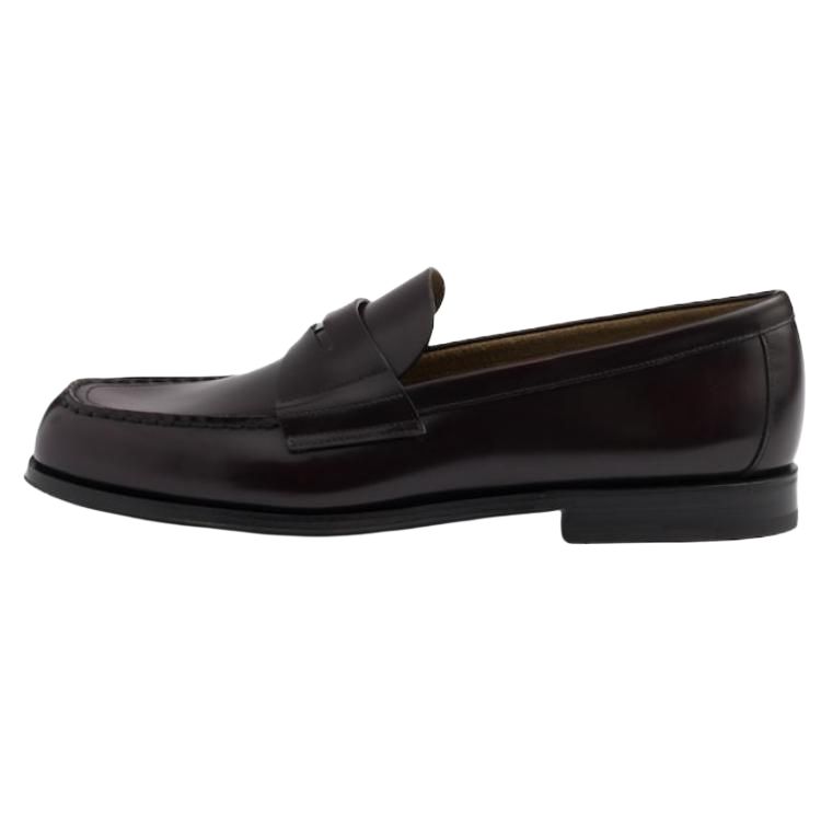 

Лоферы Cordovan мужские, цвет Umber PRADA, Original Shoe Box Included