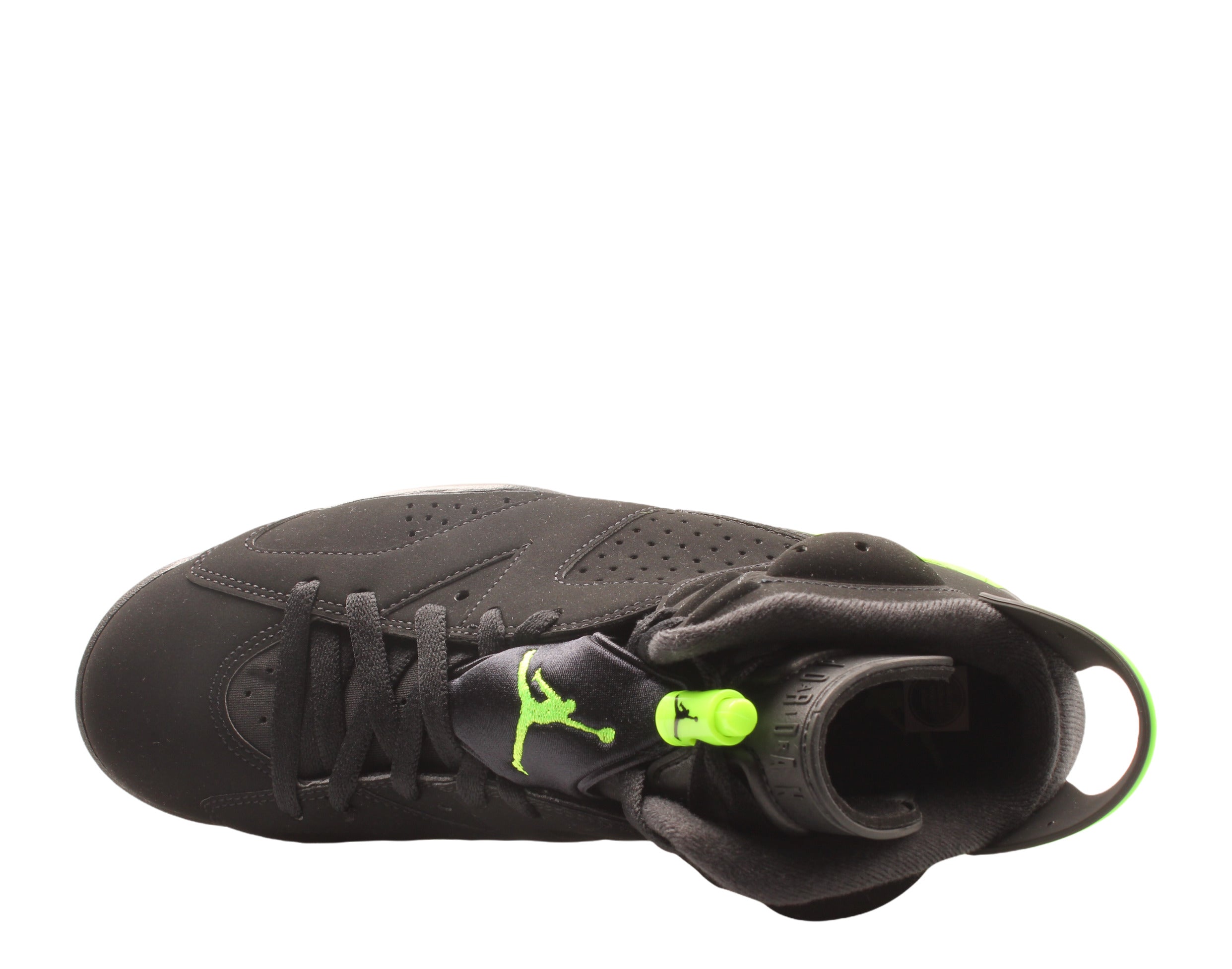 Мужские баскетбольные кроссовки Nike Air Jordan 6 Retro Black/Electric Green CT8529-003 — фото 4