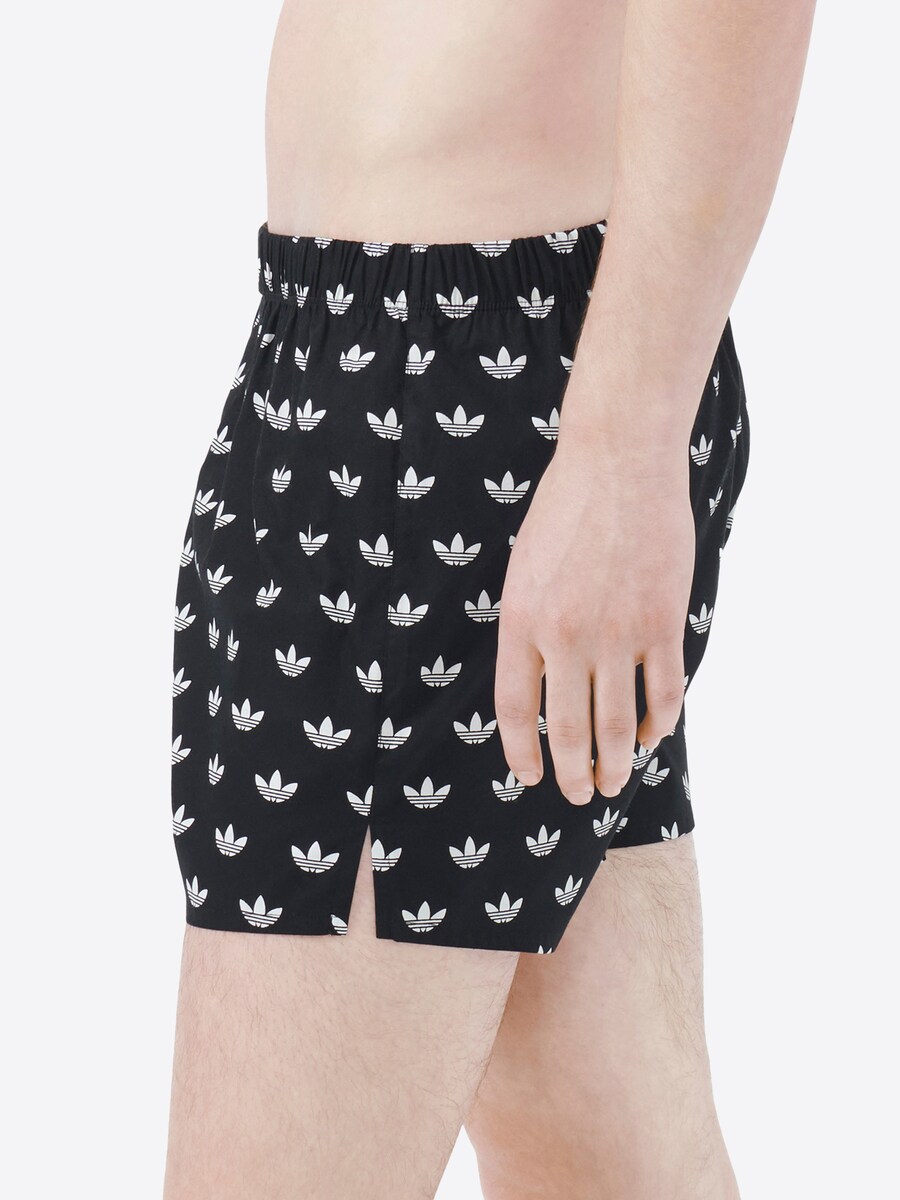 Боксеры ADIDAS ORIGINALS Comfort Cotton Woven , Black/White — фото 4