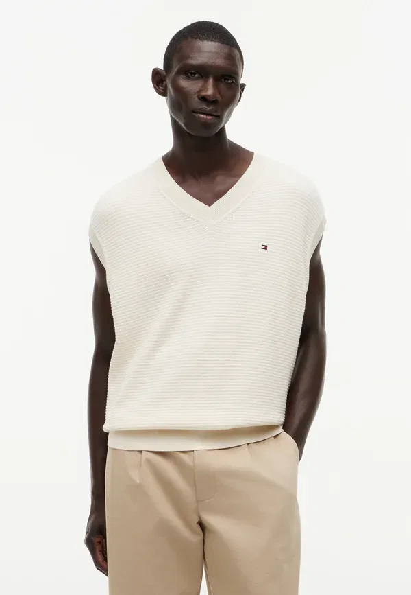 Жилет Tommy Hilfiger Seasonal Structure, цвет слоновая кость