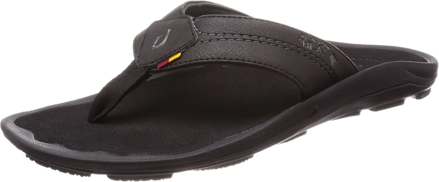 Сандалии водонепроницаемые, с поддержкой стопы, OLUKAI, Black/Black — фото 4