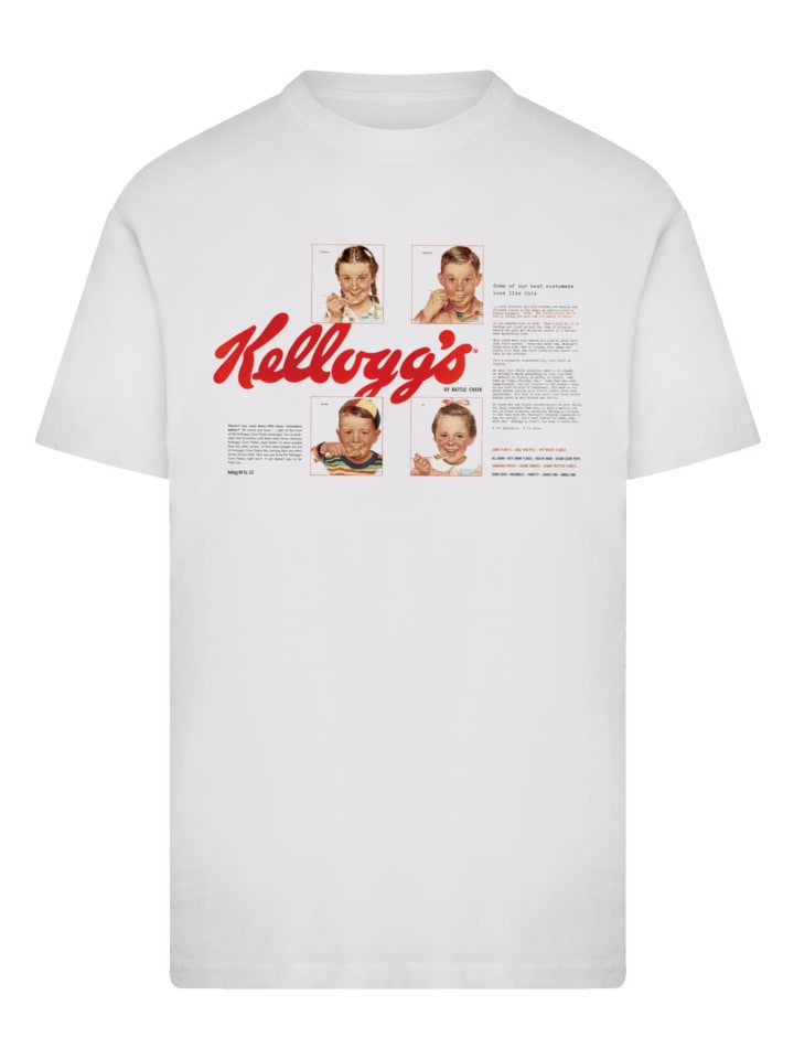 

Футболка Kellogg's Corn Flakes Cereal Box Children Retro белого цвета F4NT4STIC, Белый, Футболка Kellogg's Corn Flakes Cereal Box Children Retro белого цвета F4NT4STIC