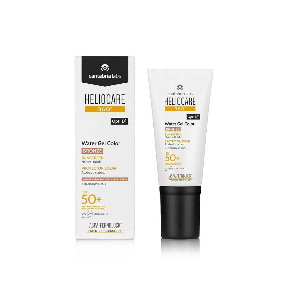 Солнцезащитный гель Heliocare 360 Color Water Gel Spf50 Bronze 50 мл No brand