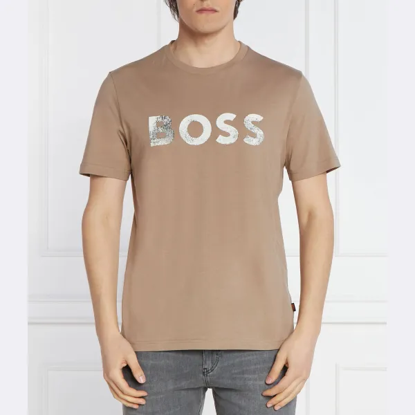 

Футболка стандартного кроя te_bossocean Boss, бежевый