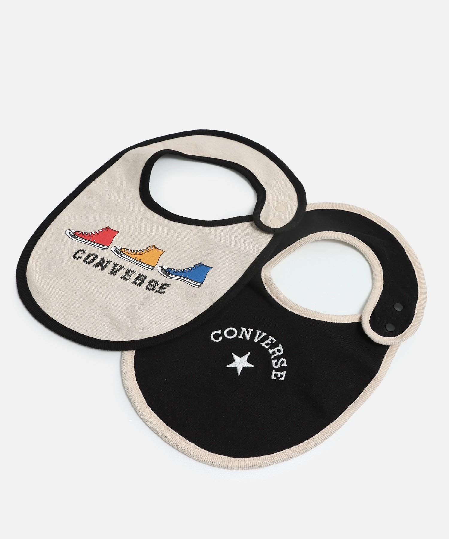 Комплект из двух предметов: комбинезон Converse и нагрудник. Chil2, Black x Cream