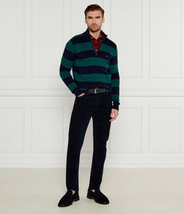 Вельветовые брюки Denton Straight fit Tommy Hilfiger, синий — фото 2