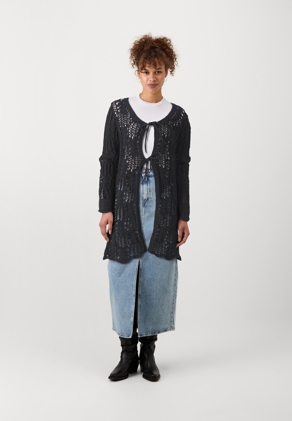 

Кардиган ONLLIZZY LONG CARDIGAN ONLY Tall, черный