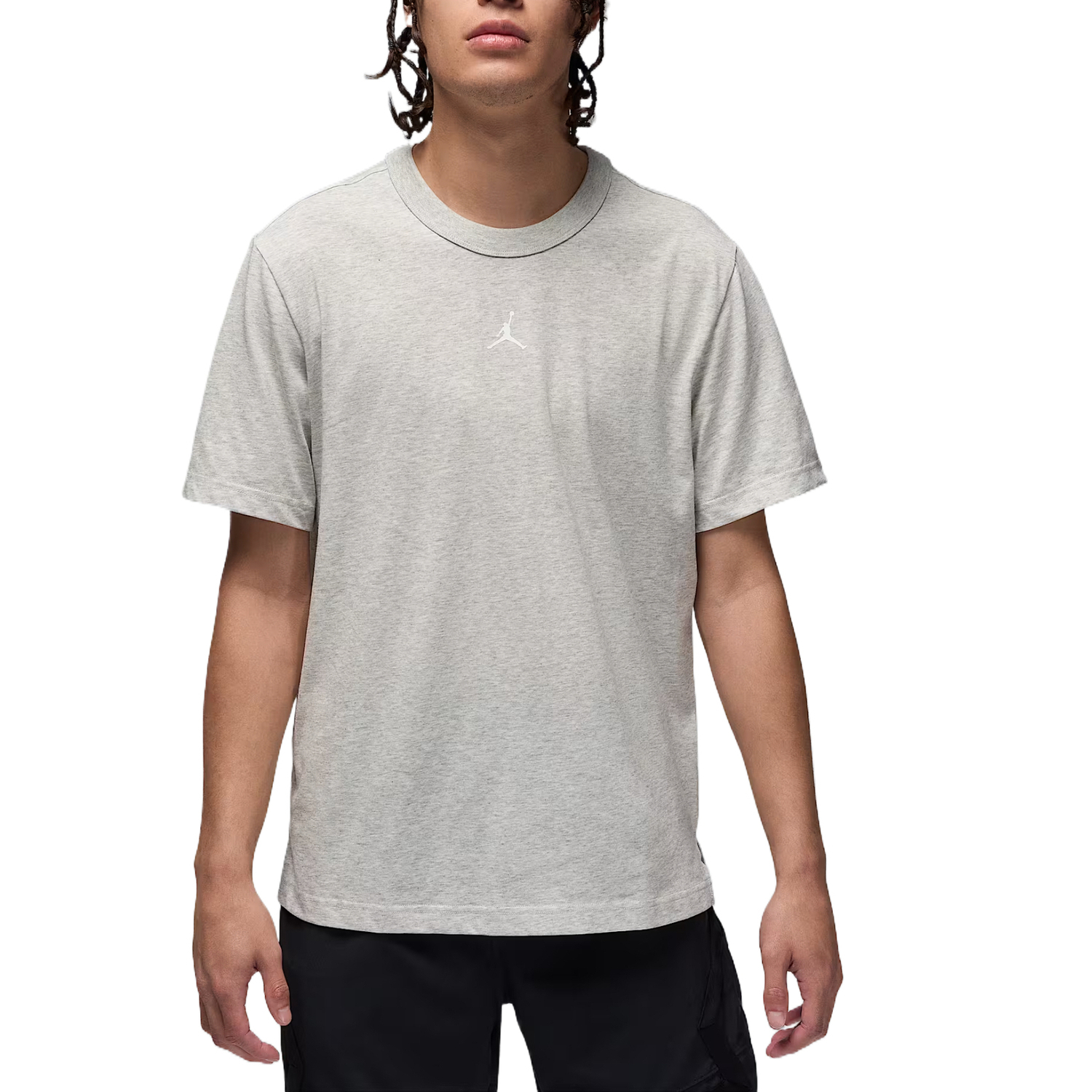 Мужская спортивная футболка с коротким рукавом Dri-FIT Jordan, серый — фото 2