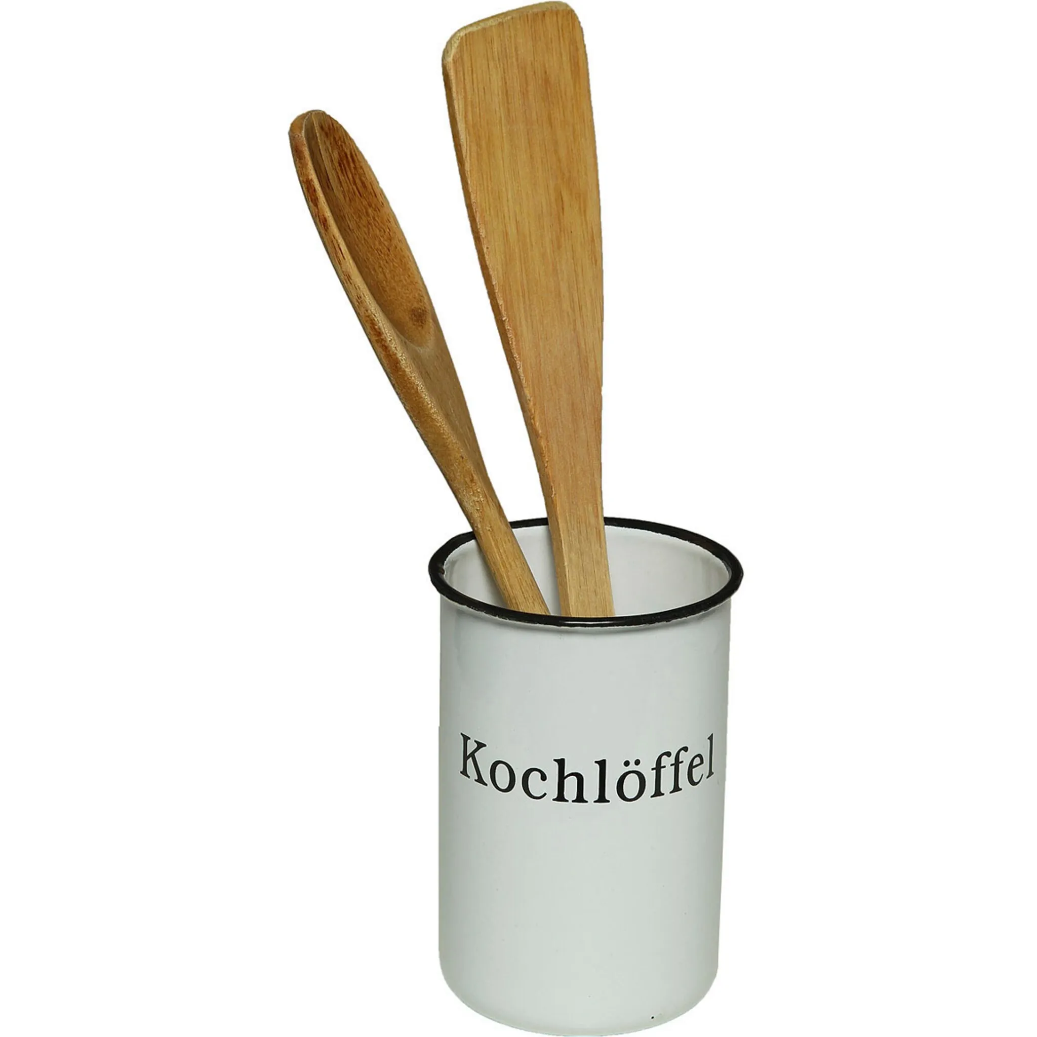 

Ambiente Haus Жестяная банка "Эмалированная ложка в цвете Antique White", (1 шт.), белый