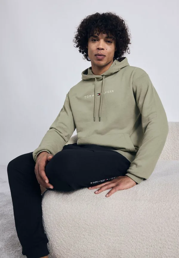 Оригинальная пижамная толстовка с капюшоном Tommy Hilfiger, Utility Sage