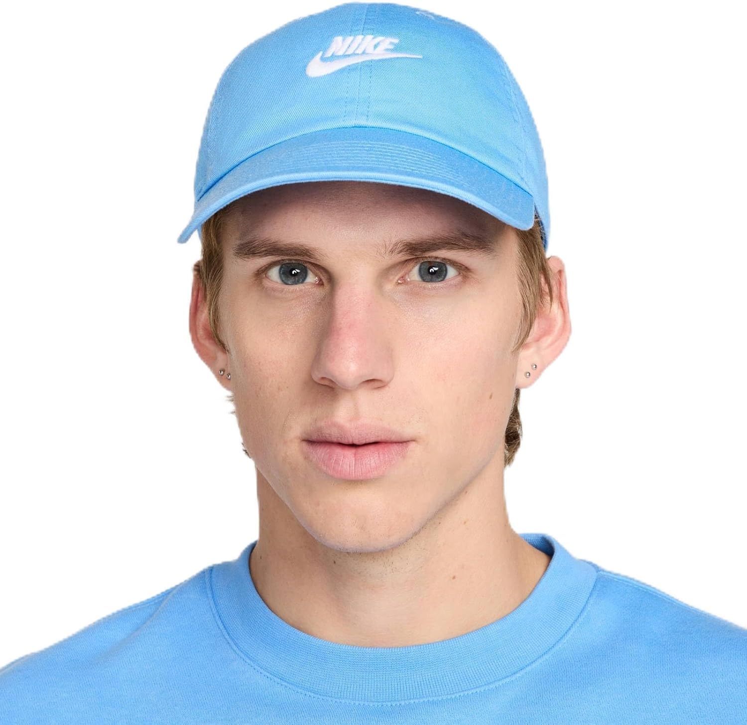 

Кепка для стирки Nike Boys Club Unstructurierte Futura, University Blue/White, Голубой, Кепка для стирки Nike Boys Club Unstructurierte Futura, University Blue/White