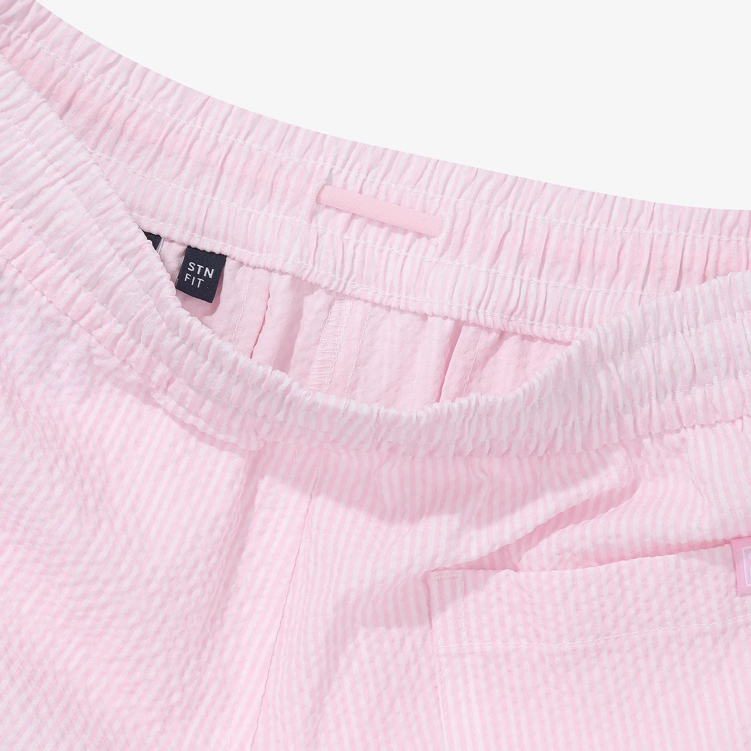 Детские красные шорты плиссе из сирсакера от Fila Kids — фото 3