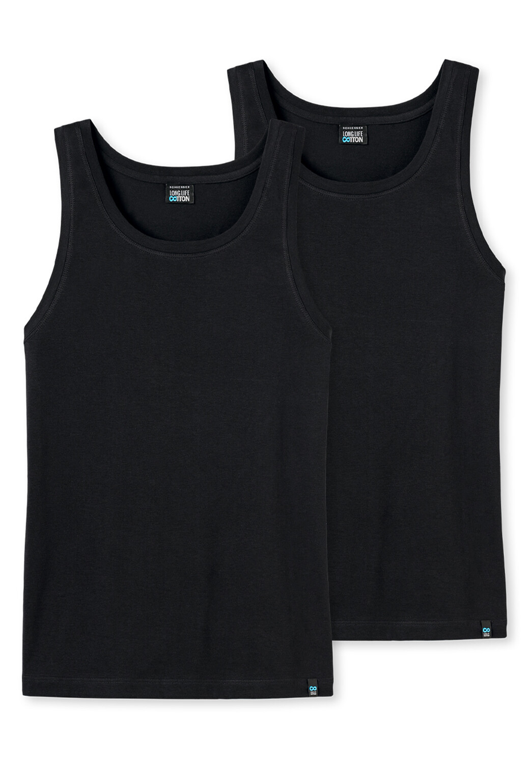 

Майка Schiesser/Tanktop Long Life Cotton, черный
