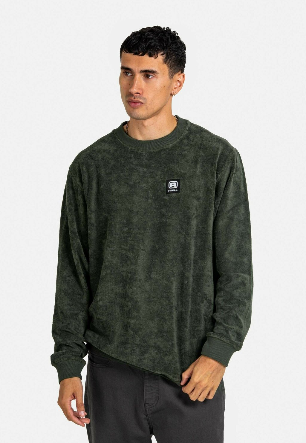 

Толстовка CREWNECK Reell, цвет jasper green