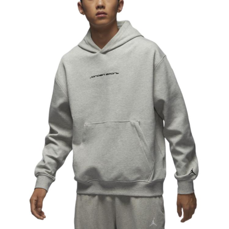 

Спортивная толстовка Dri-FIT HOOP Fleece Мужская Heather Gray/Black Jordan