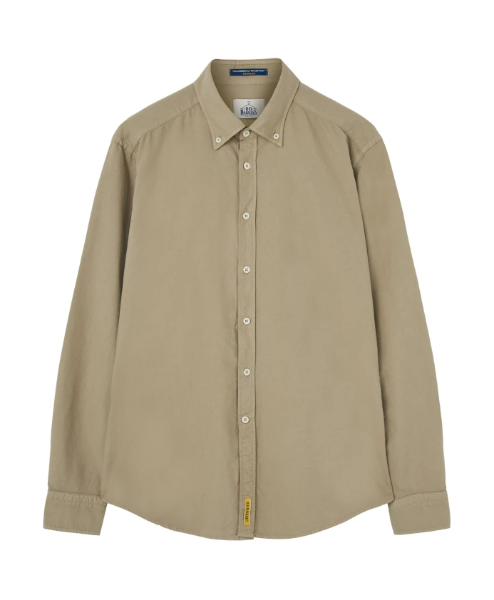 

Бежевая рубашка на пуговицах B.D Baggies, бежевый