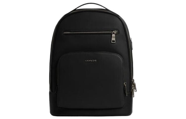 

Кожаный рюкзак Cow Leather Backpack Tubas мужской черный COACH