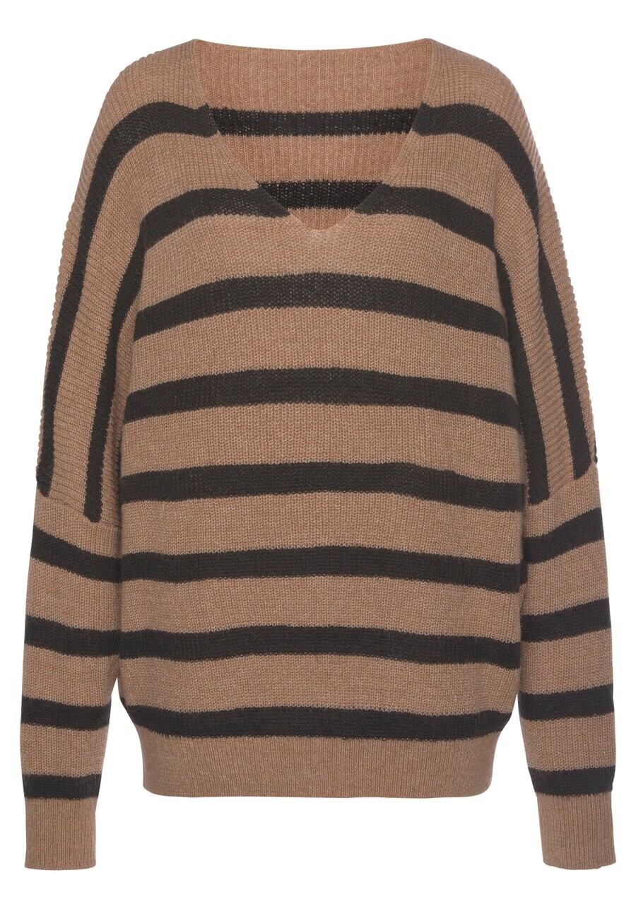 

Тонкий вязаный свитер VIVANCE Sweater, коричневый