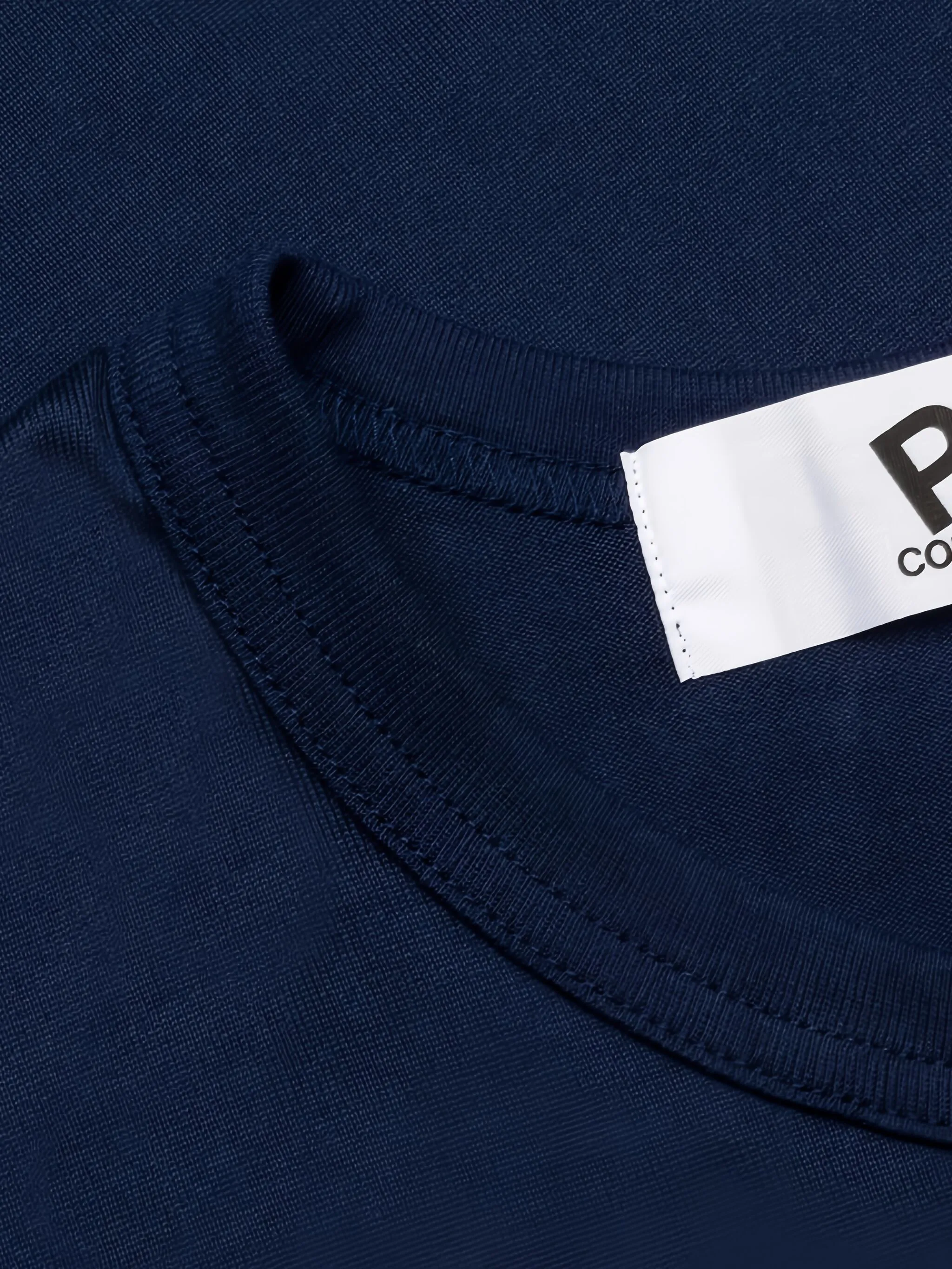 Футболка с принтом сердец Comme Des Garçons Play, синий — фото 4
