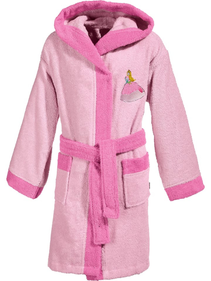 

Erwin Müller Детский банный халат из махровой ткани с капюшоном, розовый