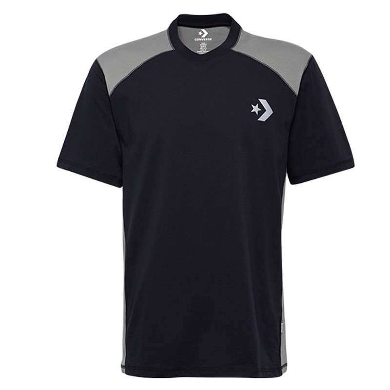 

Converse Футболка мужская черная, Черный, Converse Футболка мужская черная