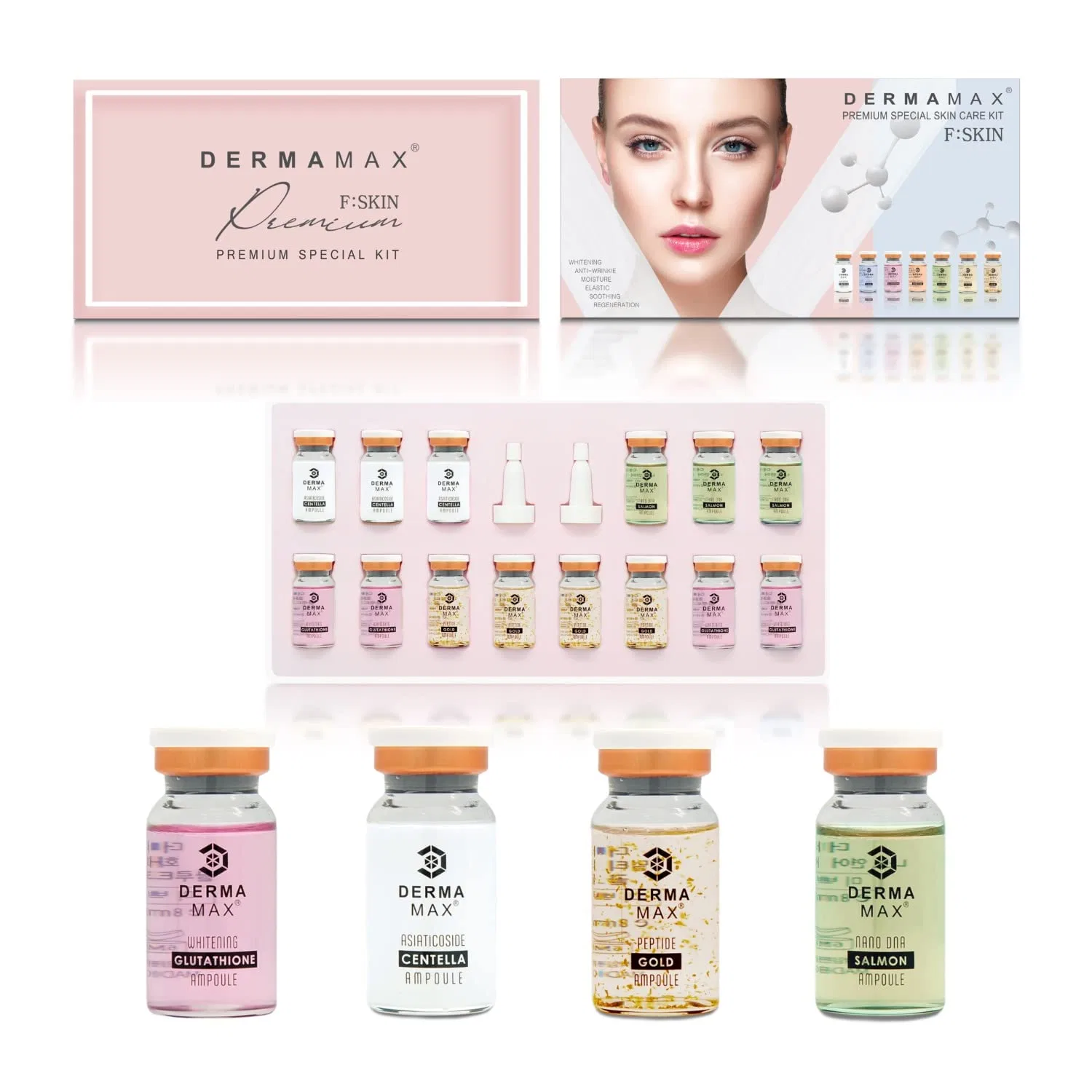Сыворотка P-Beauty Cosmetic Accessories — Ампула для BB-процедур Dermamax BB Premium Glow Glutathione , Glutathinoe — фото 3