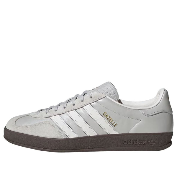 

Кроссовки gazelle indoor 'grey core white gum' Adidas, серый