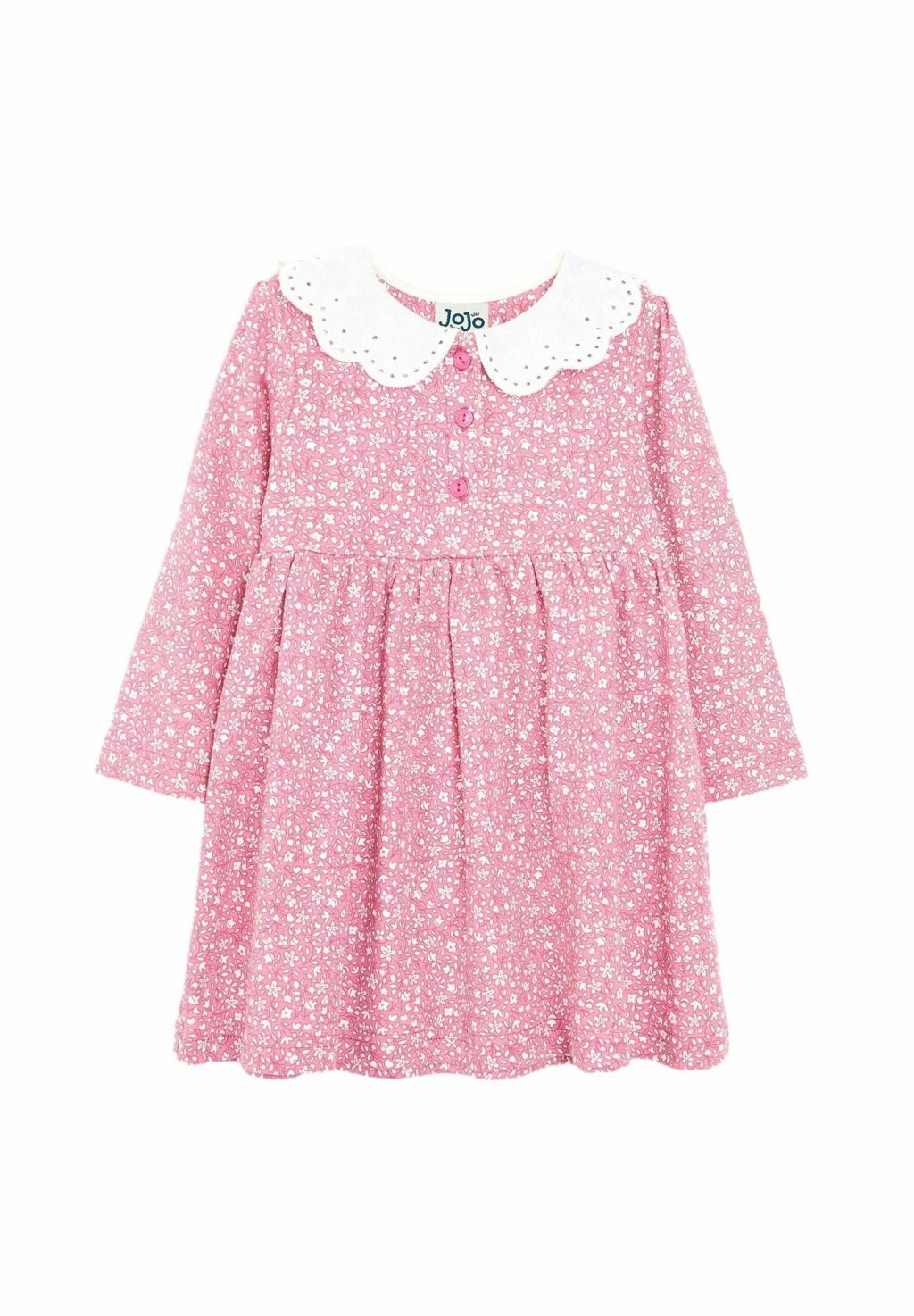 

Повседневное платье DITSY FLORAL BRODERIE COLLAR, REGULAR FIT JoJo Maman Bébé, розовый