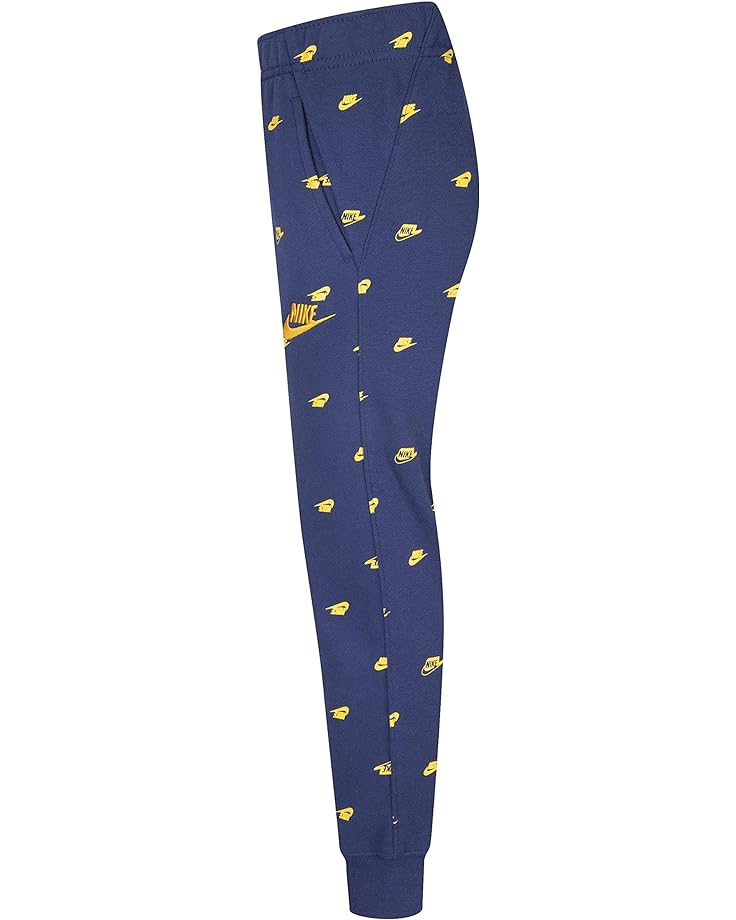 

Брюки Nike NSW Club All Over Print SSNL Pants, цвет Midnight Navy