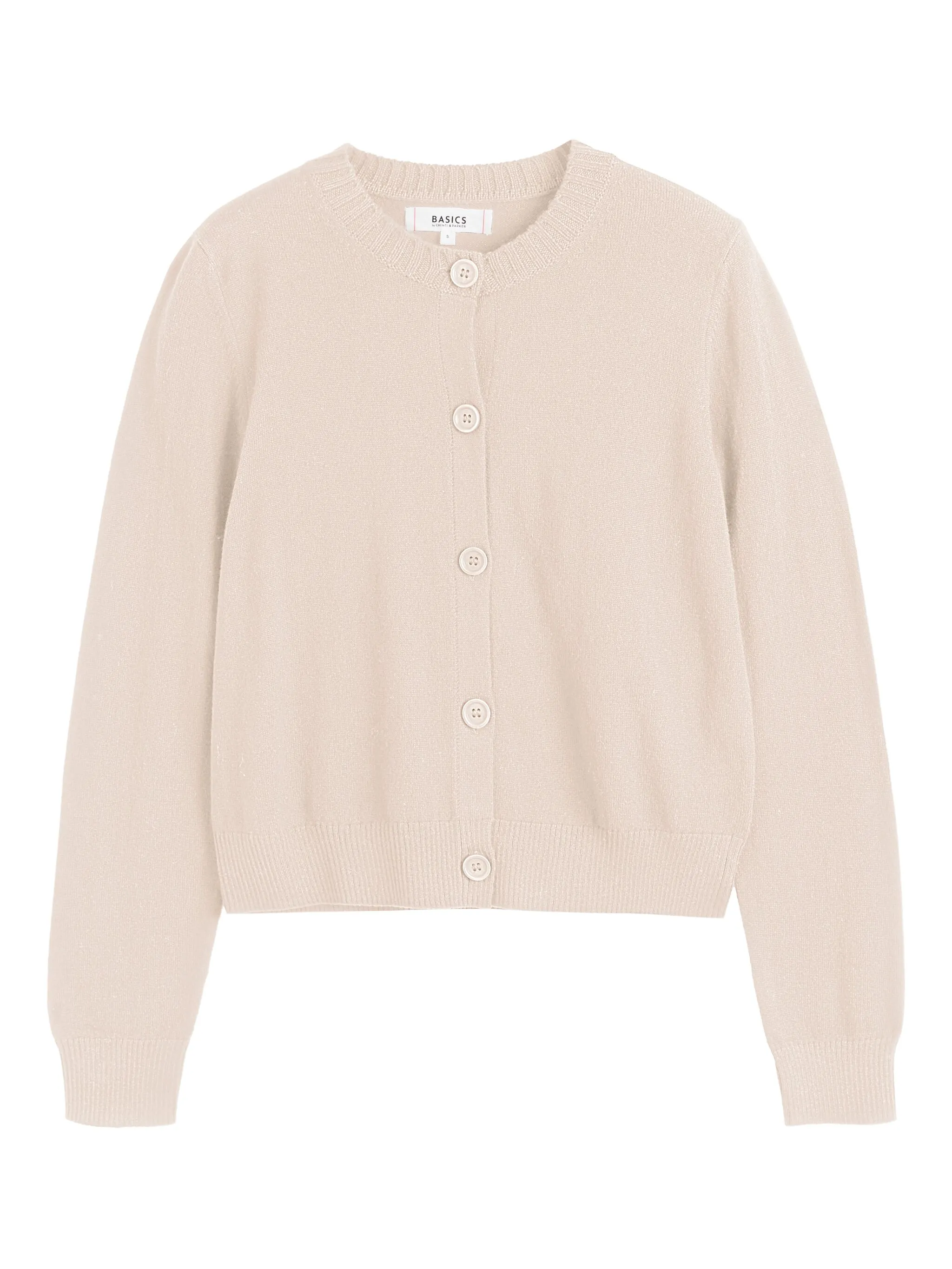 

Кардиган с круглым вырезом Chinti & Parker, бежевый