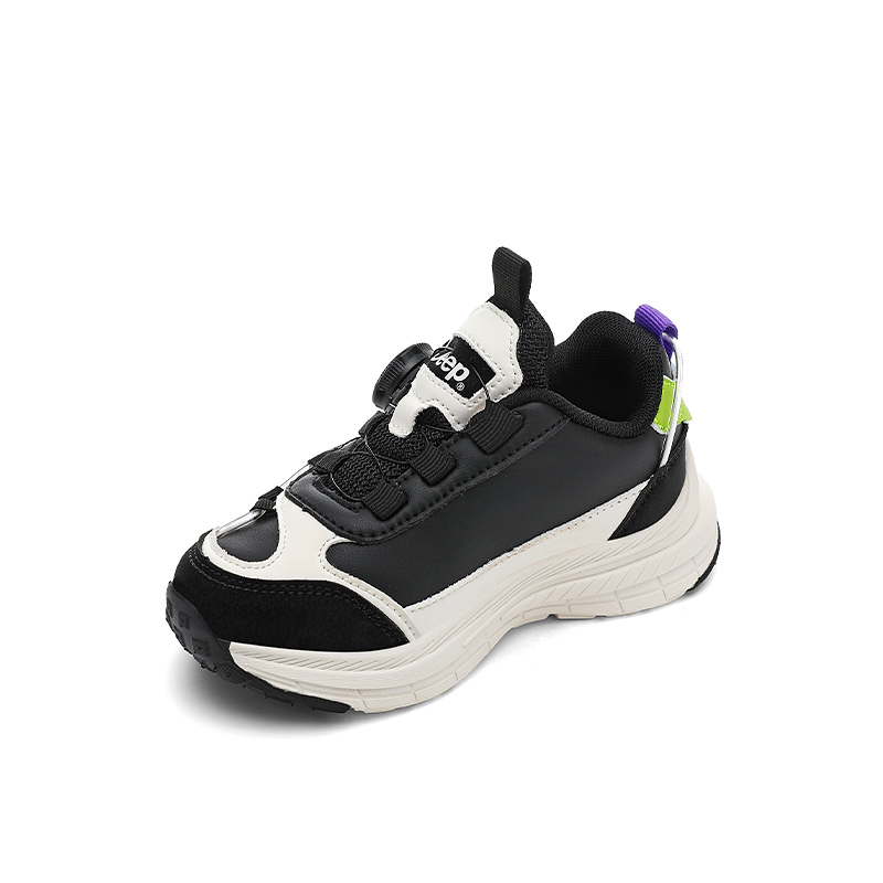 Jeep Беговые кроссовки Running Collection Lightweight Cushioning Slip Resistant Low top черные для детей — фото 4