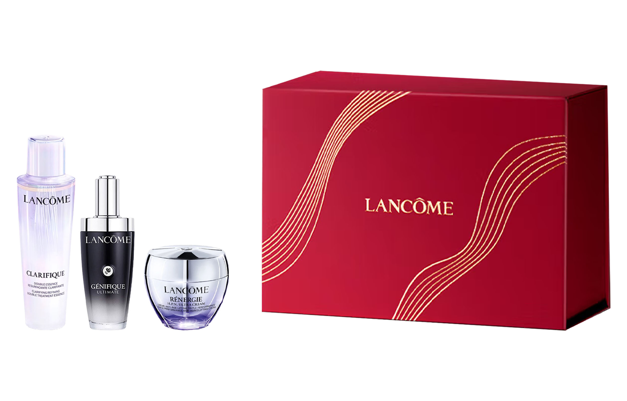 

Lankou Love Journey Limited Edition набор для восстановления и осветления кожи, подтягивающий и увлажняющий, 50мл+50мл+150мл LANCOME