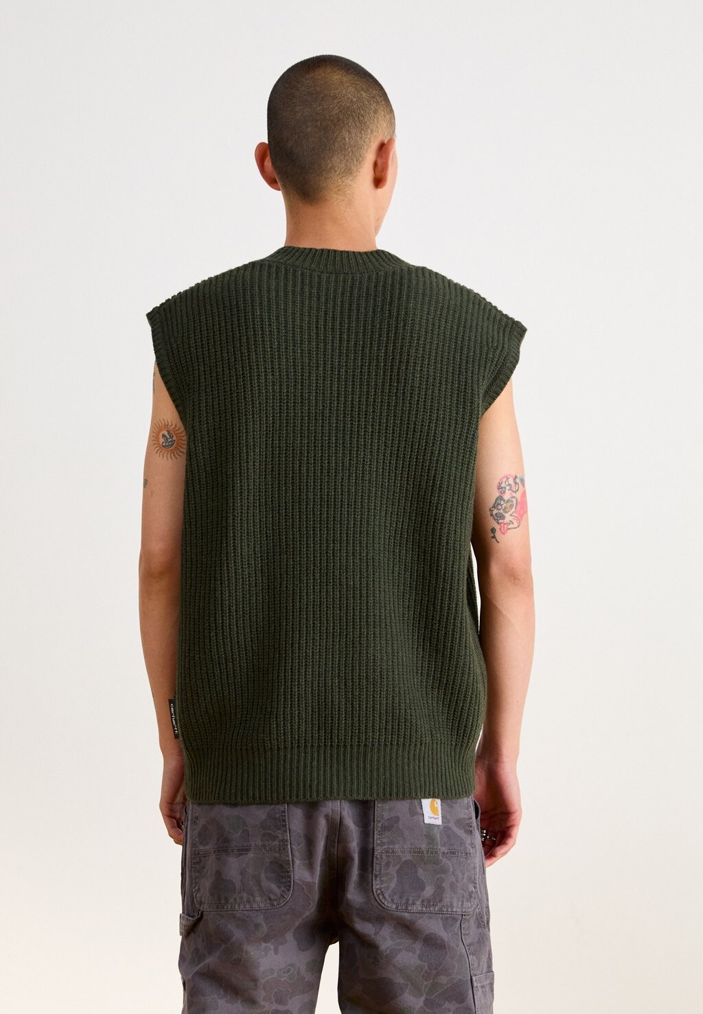 

Вязаный свитер MARLON Carhartt WIP, темно-зеленый