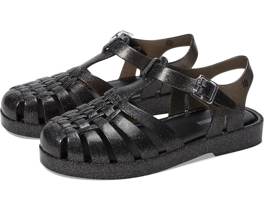 

Сандалии Mini Melissa Possession Shiny Kids, цвет Glitter Black