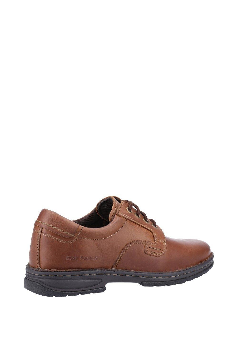 Кожаные туфли на шнуровке Outlaw II Hush Puppies, коричневый — фото 2