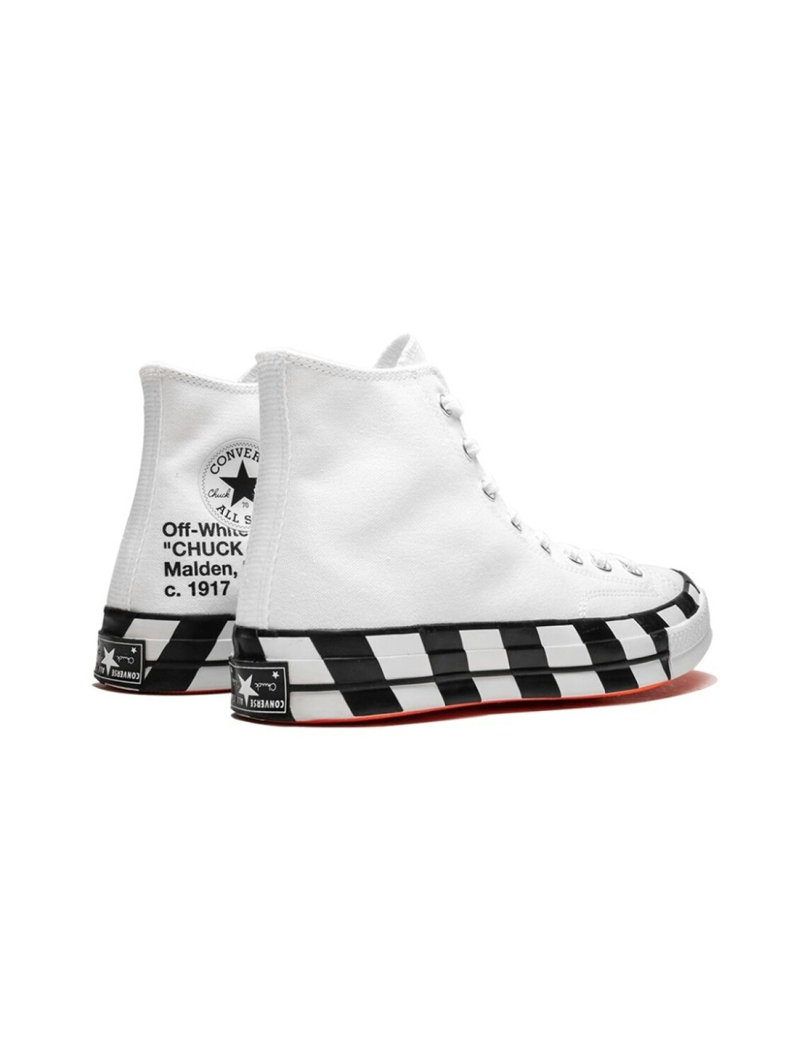 Converse высокие кеды Chuck 70 из коллаборации с Off-White, белый — фото 3