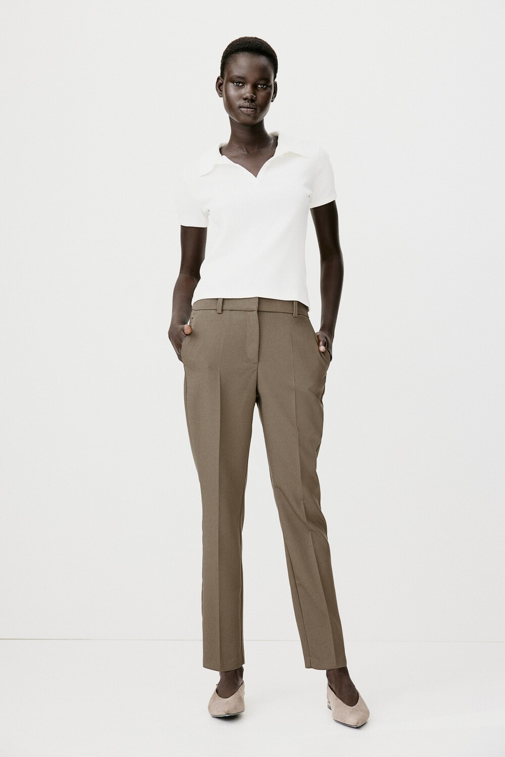 

Брюки H&M, хаки