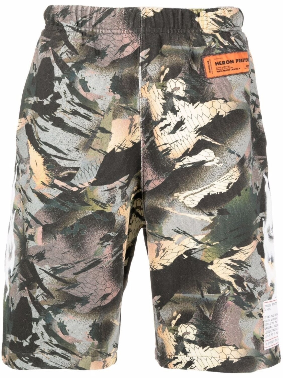 

Heron Preston спортивные шорты с камуфляжным принтом, зеленый