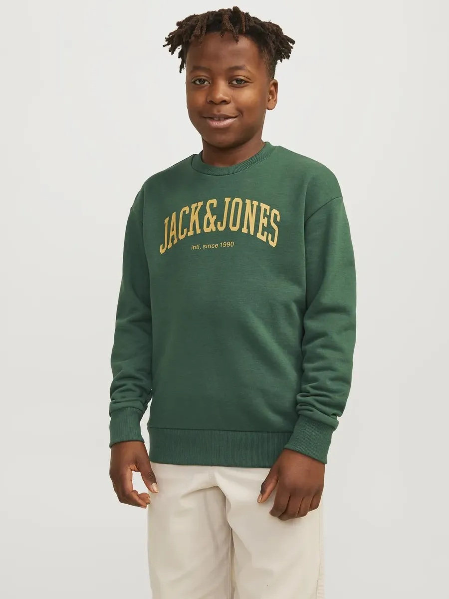 

Детская толстовка Jack & Jones "JJEJOSH SWEAT CREW NECK NOOS JNR" Jack & Jones Junior, зеленый