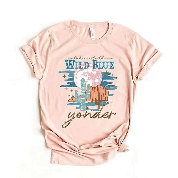 

Футболка с коротким рукавом Wild Blue Yonder Simply Sage Market, Blush