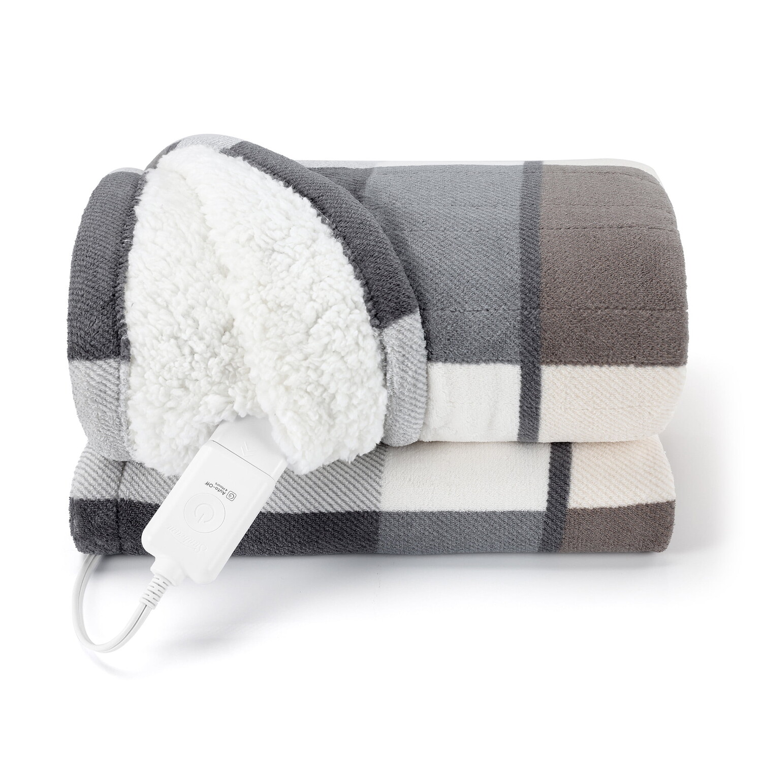 

Одеяло с подогревом Sunbeam Throw 50 x 60, серый/коричневый