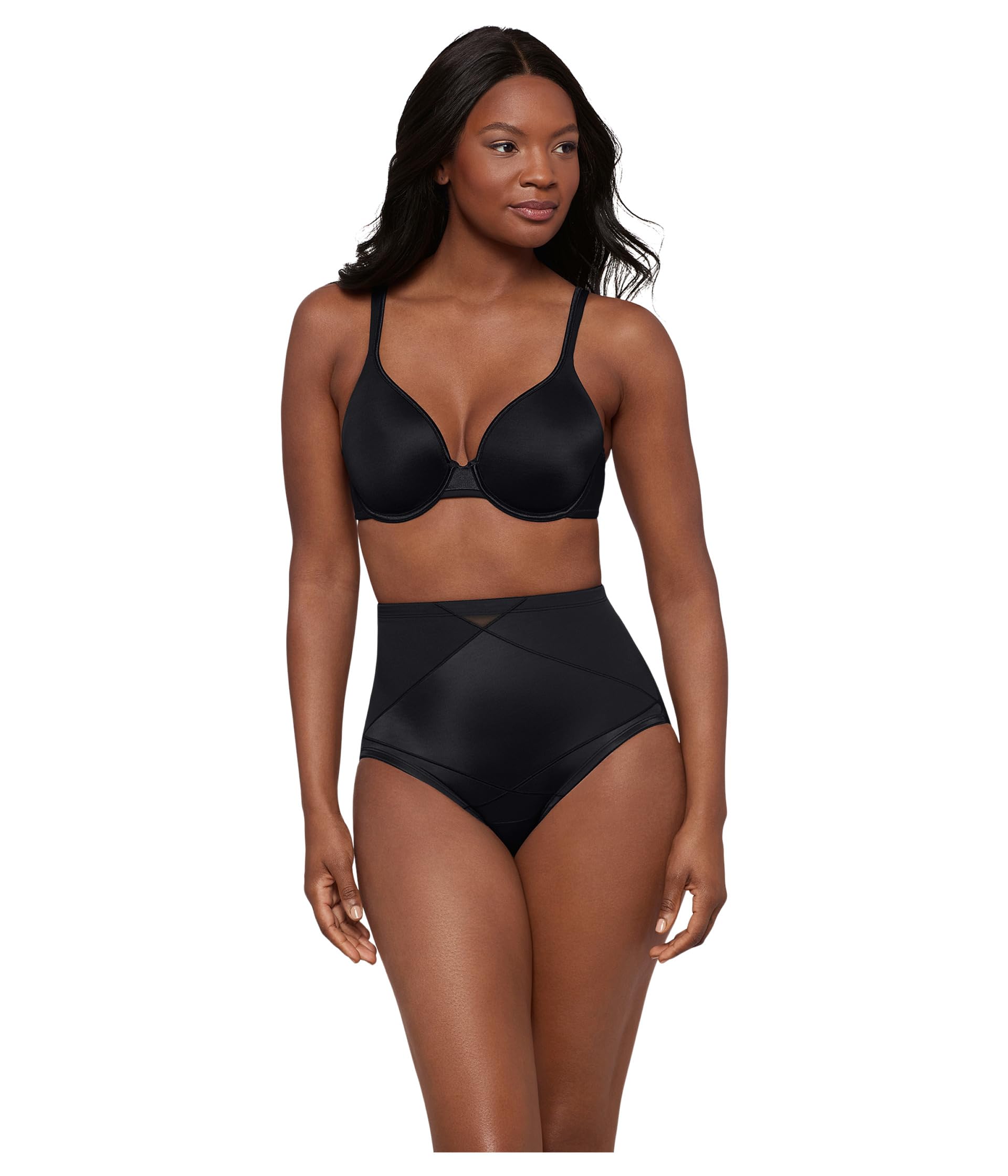 

Шорты Miraclesuit Shapewear Tummy Tuck At Waist Shaping Brief 2413, черный