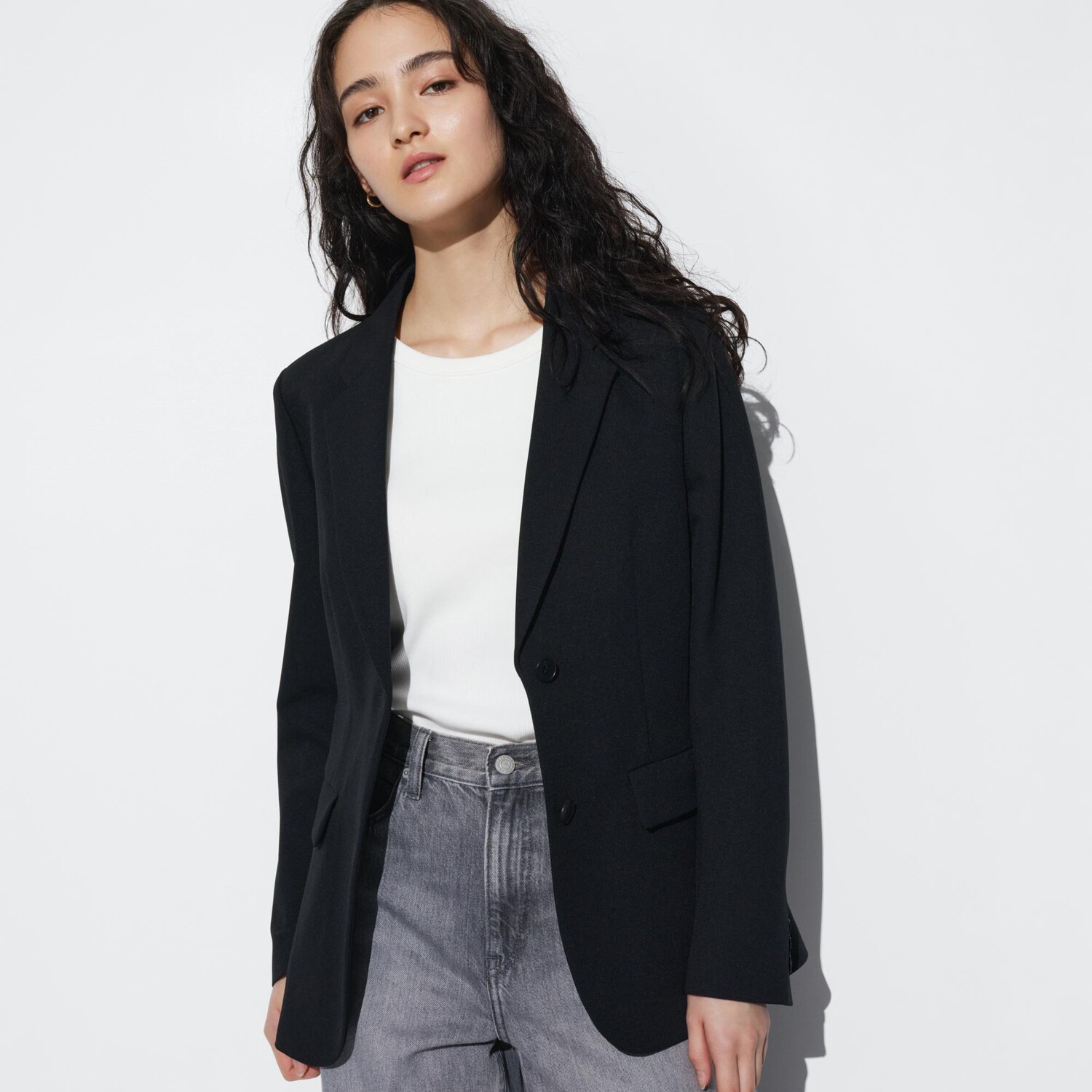 

Пиджак airsense UNIQLO, черный