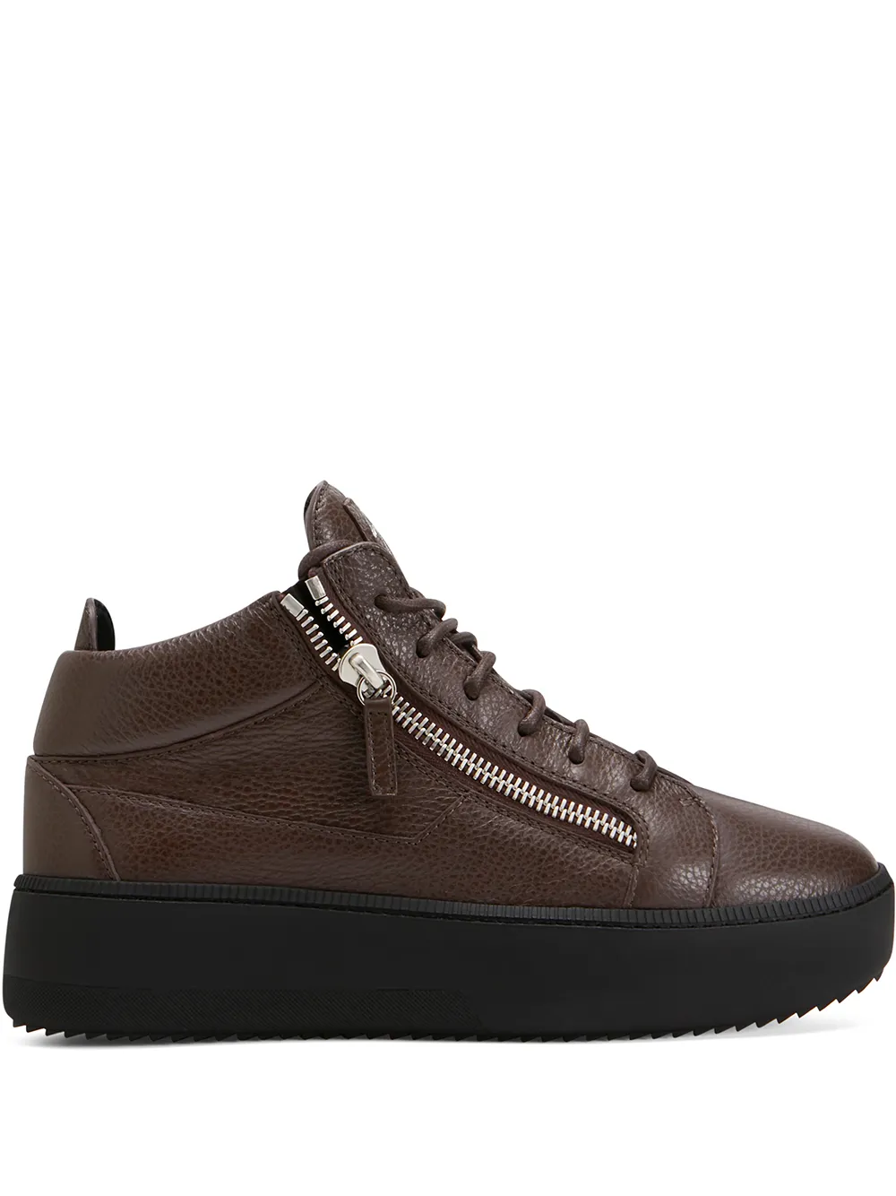 

Кроссовки Kriss на платформе Giuseppe Zanotti, коричневый