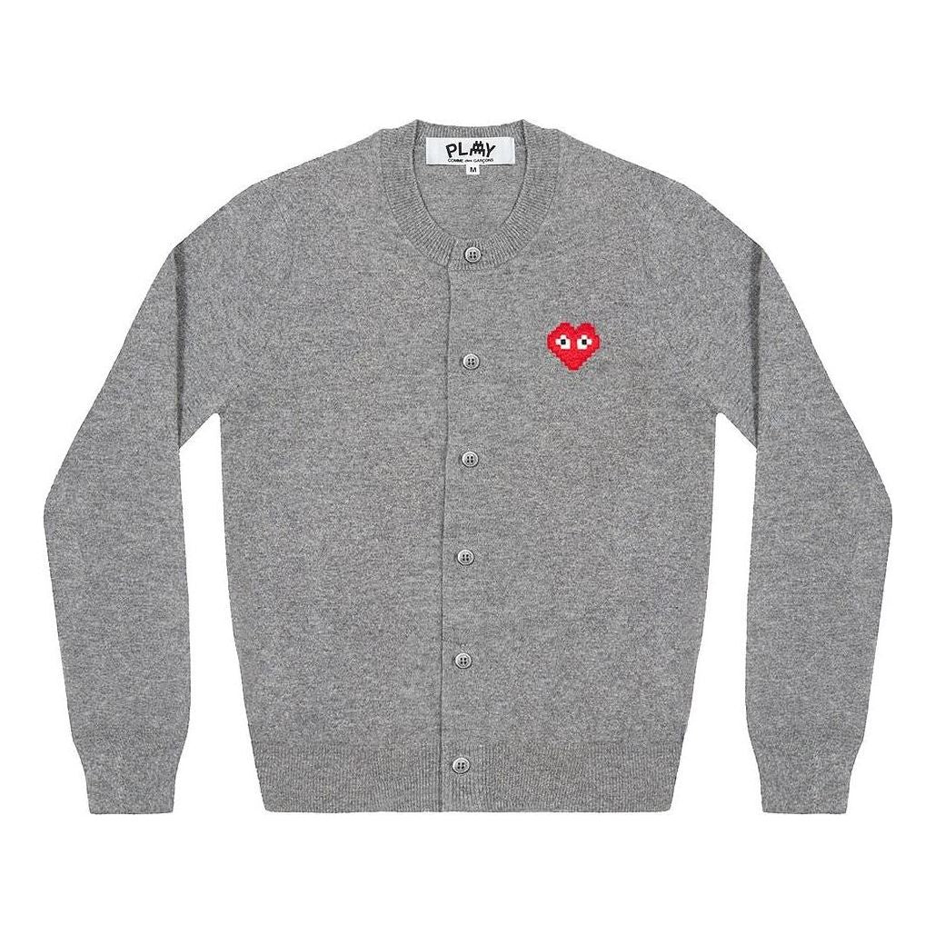 

Кардиган (WMNS) COMME des GARCONS PLAY Cardigan Invader Emblem 'Grey' AZ-N083-051-2, серый