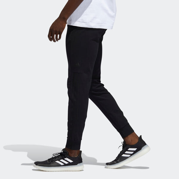 Спортивные штаны adidas M PNT FT SLIM Slim Fit Bundle Feet Sports Pants Black, черный — фото 4