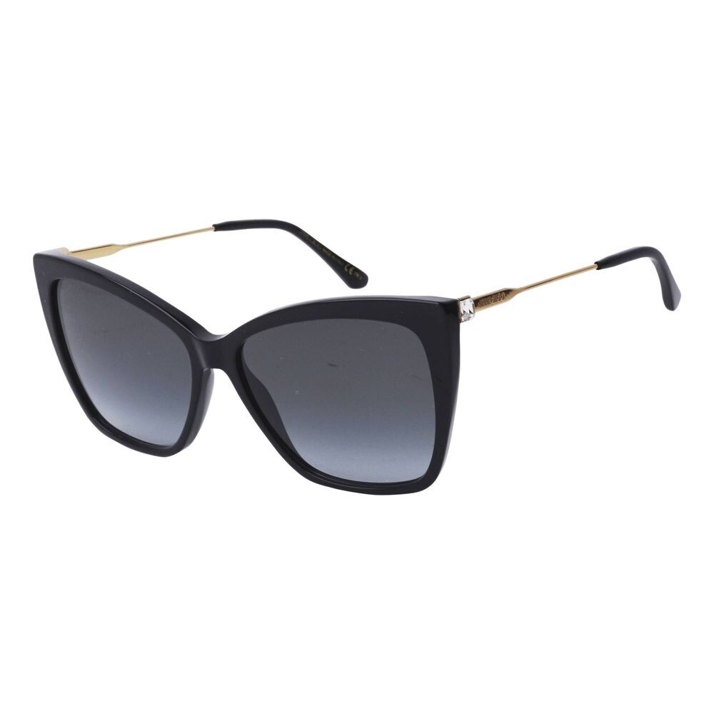 

Черные металлические солнцезащитные очки Jimmy Choo Eyewear