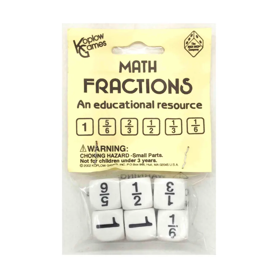 

d6 Дробные кубики (6), Dice - Symbols, Functional & Unique Dice