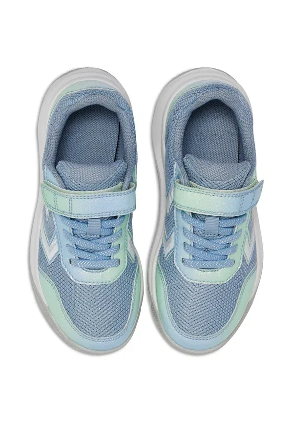 Кроссовки Hummel Multiplay flex vc 2.0 jr trainers, пыльно-голубой — фото 3
