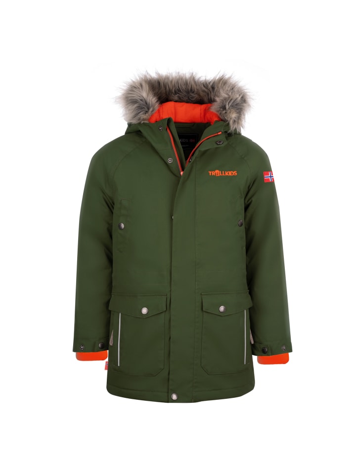 

Зимняя куртка Trollkids Winterjacke Nordkapp, цвет forest green